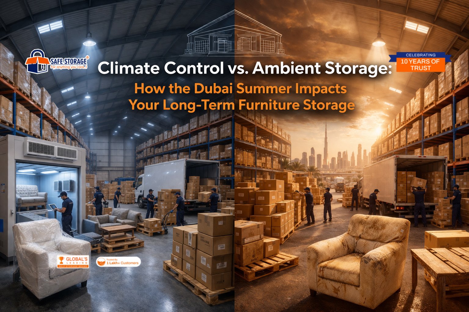 Climate Control vs. Ambient Storage in Dubai | SafeStorage UAE