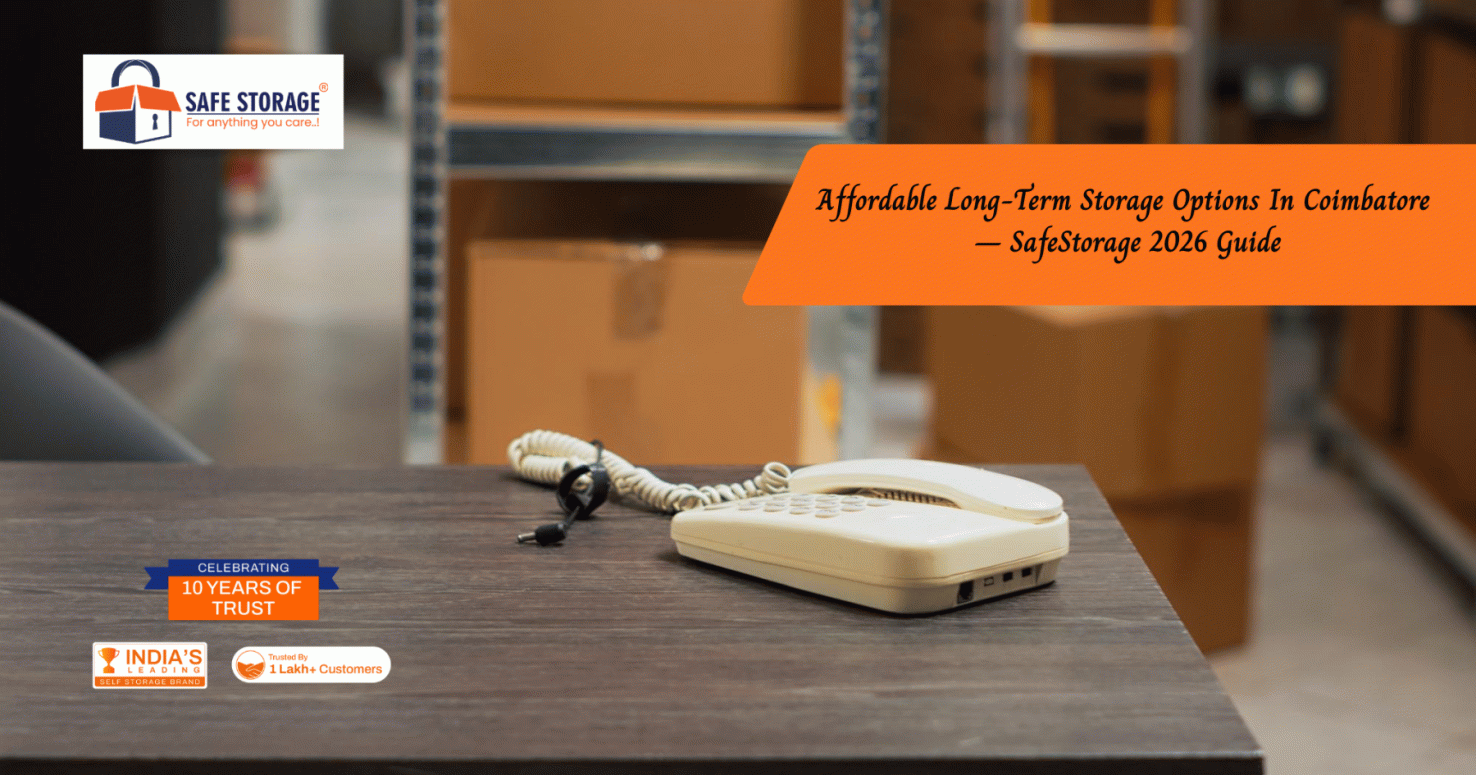Affordable Long-Term Storage Options In Coimbatore – SafeStorage 2026 Guide