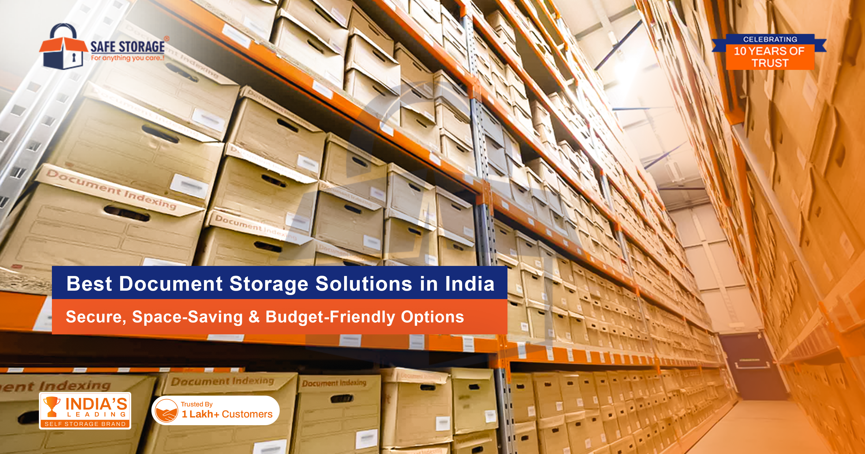 Best Document Storage Solutions in India - Secure, Space-Saving & Budget-Friendly Options