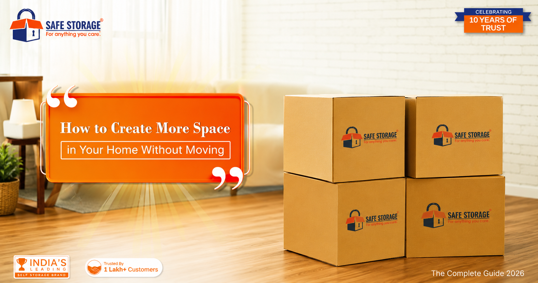 How to Create More Space in Your Home Without Moving: The Complete Guide