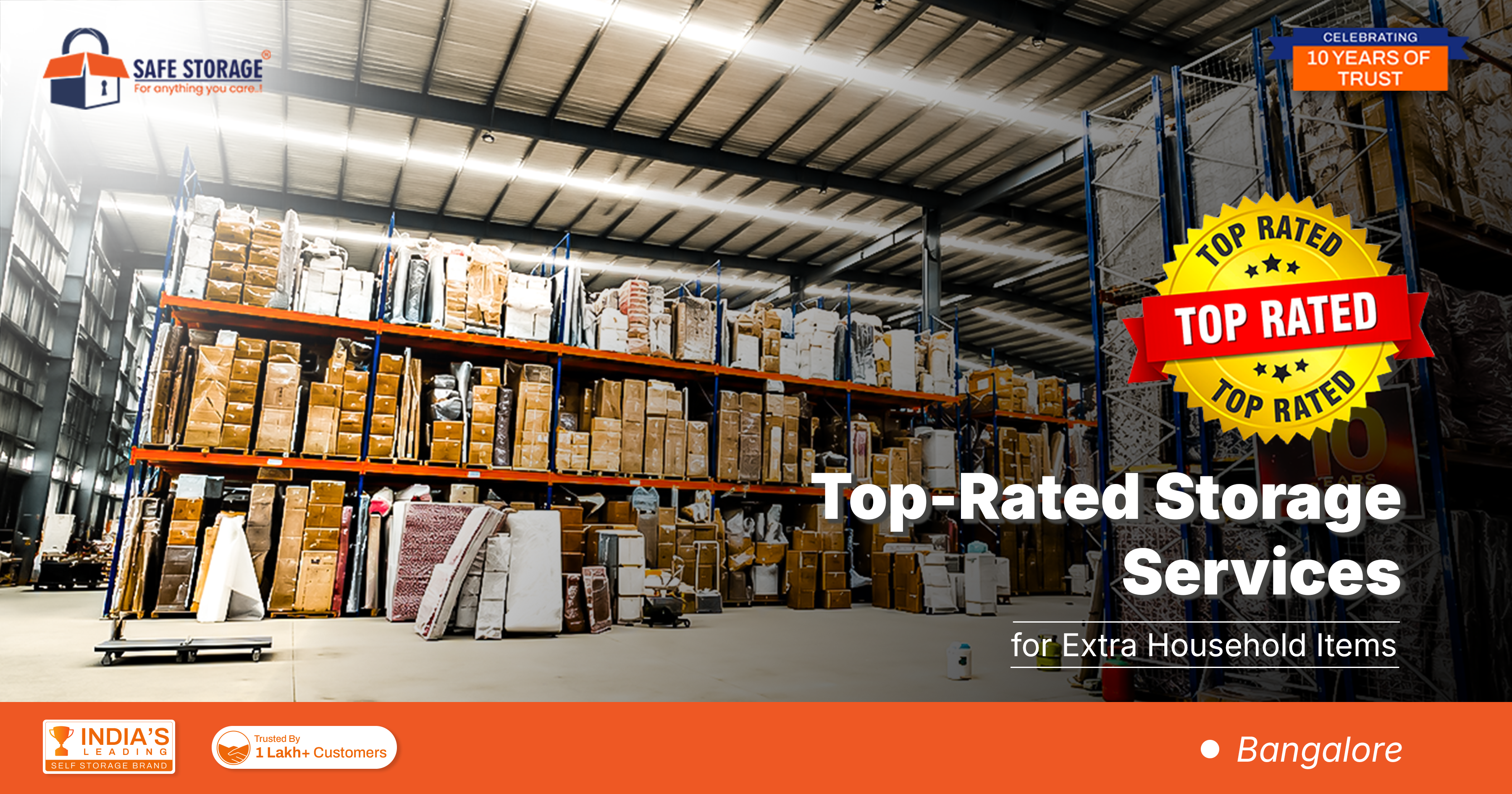 Top-Rated Storage Services in Bangalore for Extra Household Items