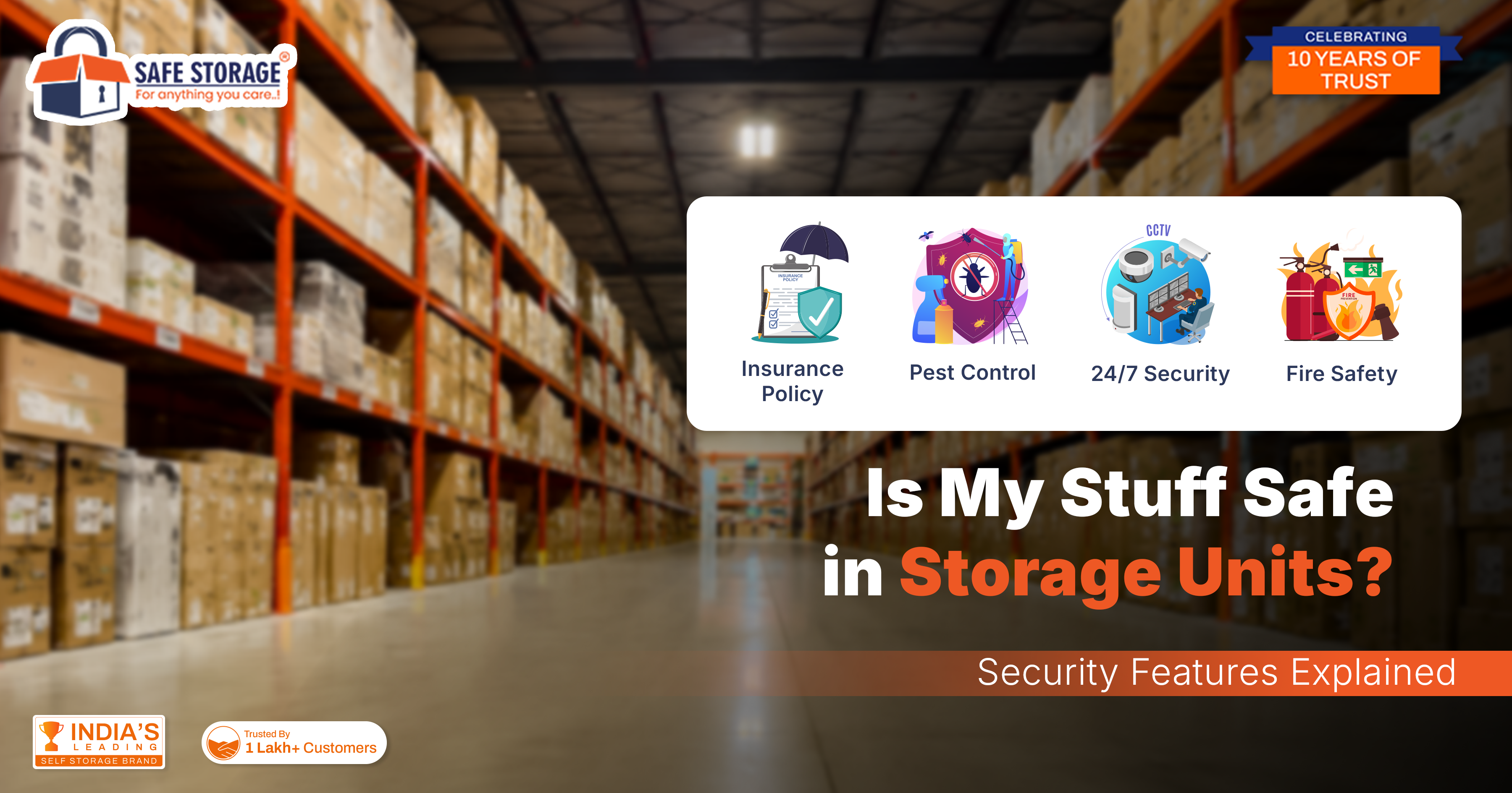 Is My Stuff Safe in Storage Units? Security Features Explained