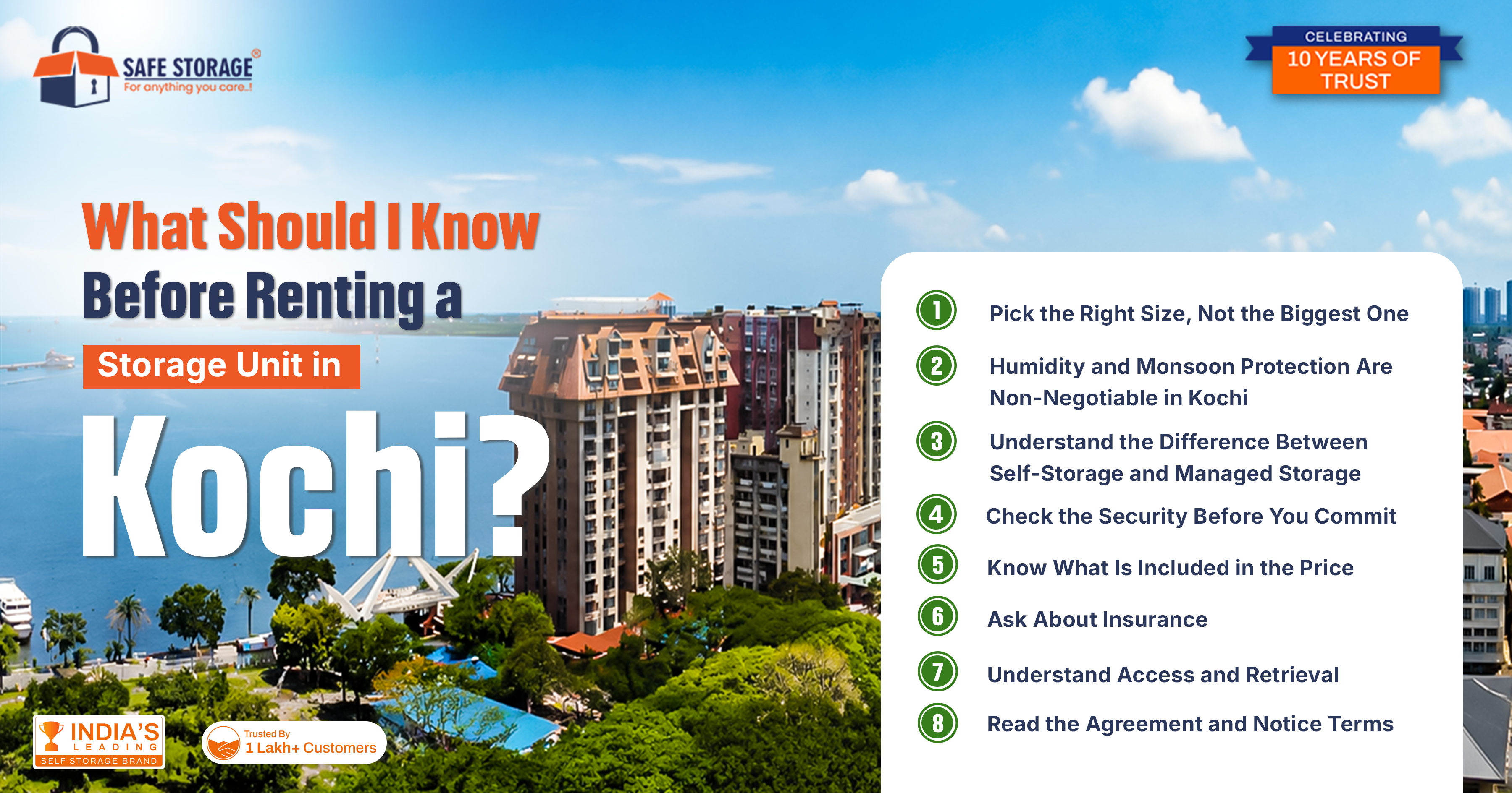 What Should I Know Before Renting a Storage Unit in Kochi?