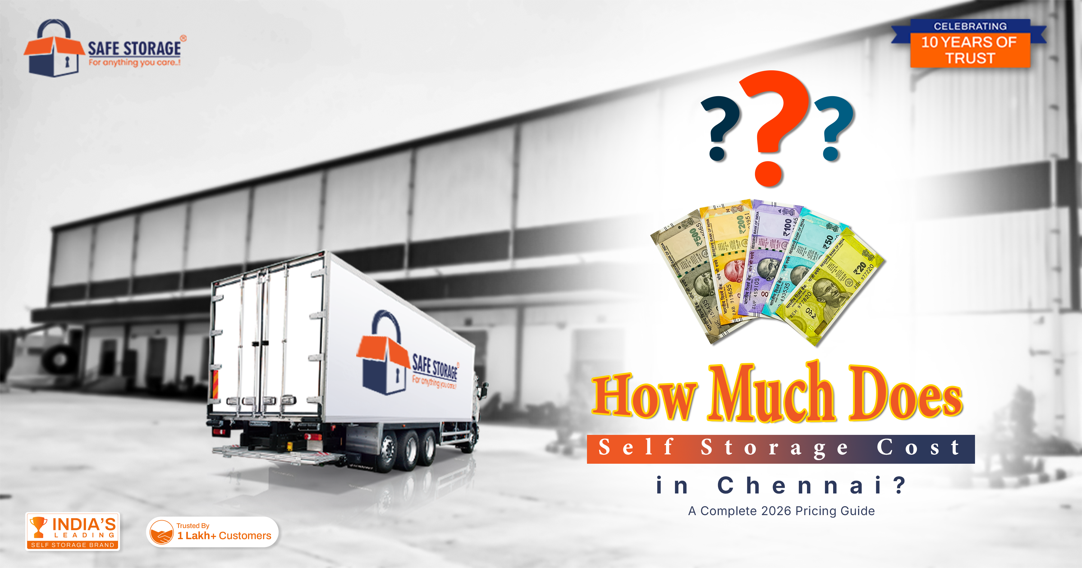 How Much Does Self Storage Cost in Chennai? A Complete 2026 Pricing Guide