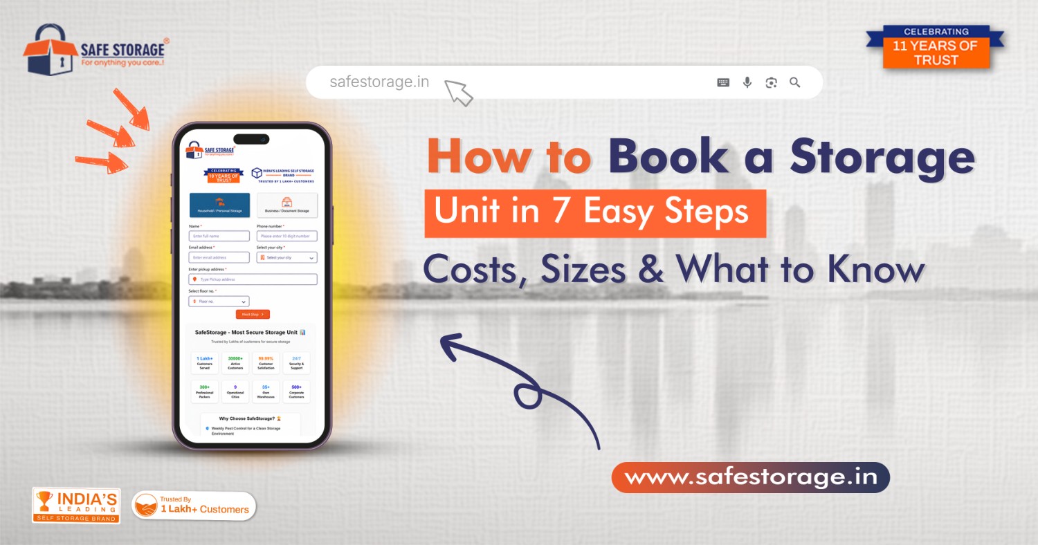 How to Book a Storage Unit in 7 Easy Steps: Costs, Sizes & What to Know