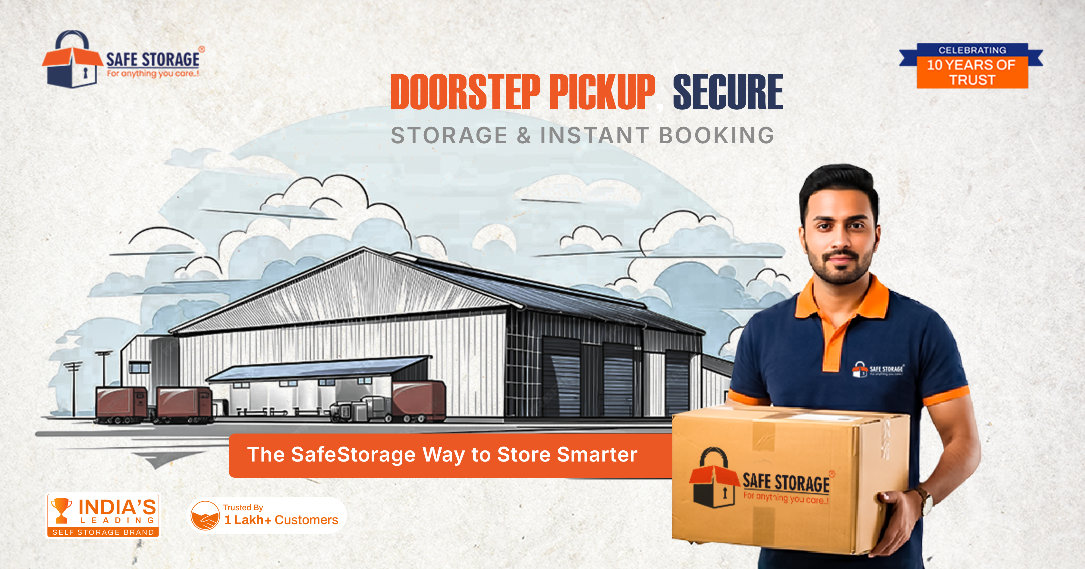 Doorstep Pickup, Secure Storage & Instant Booking – The SafeStorage Way to Store Smarter