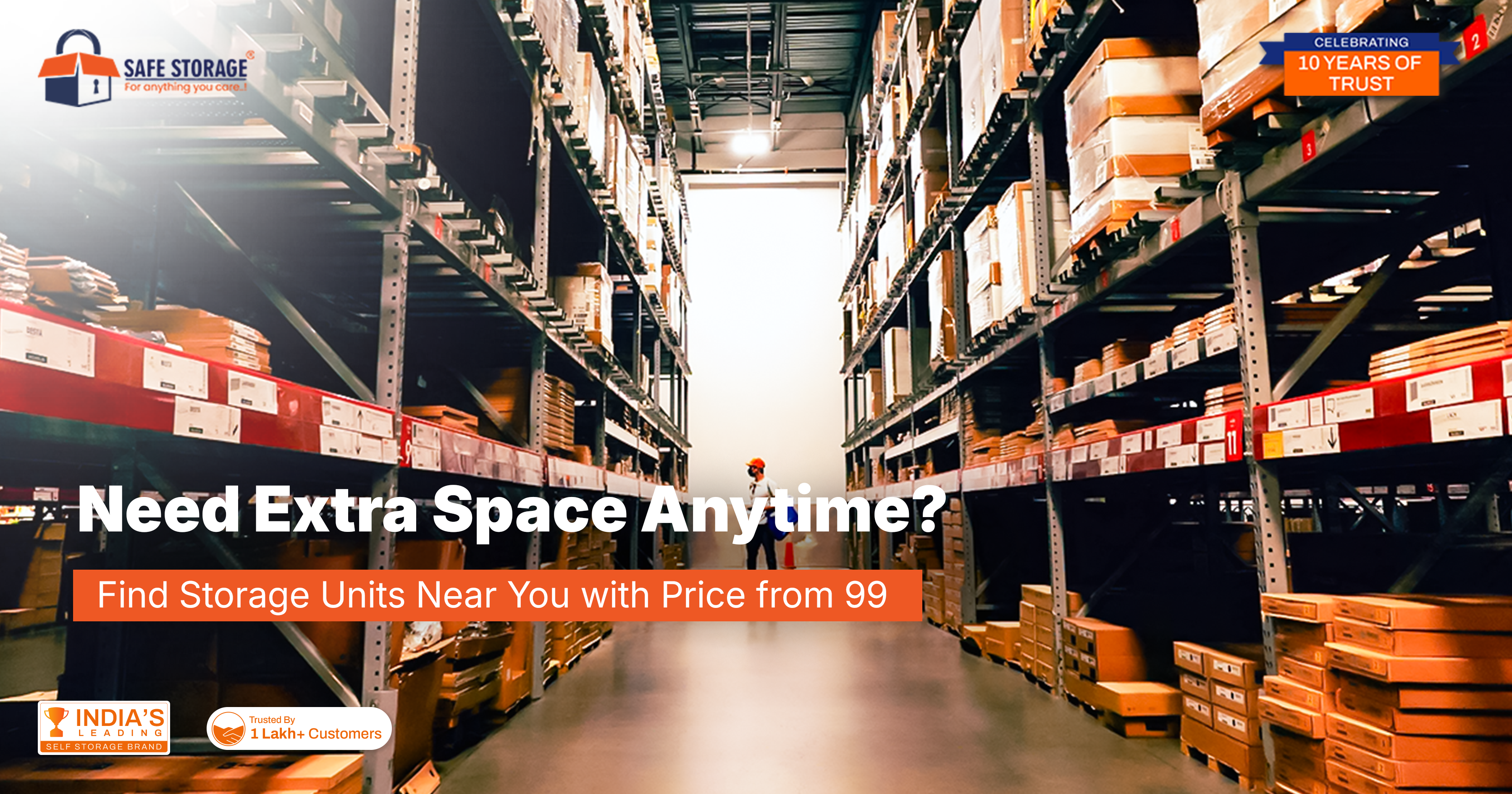 Need Extra Space Anytime? Find Storage Units Near You with Price from 99