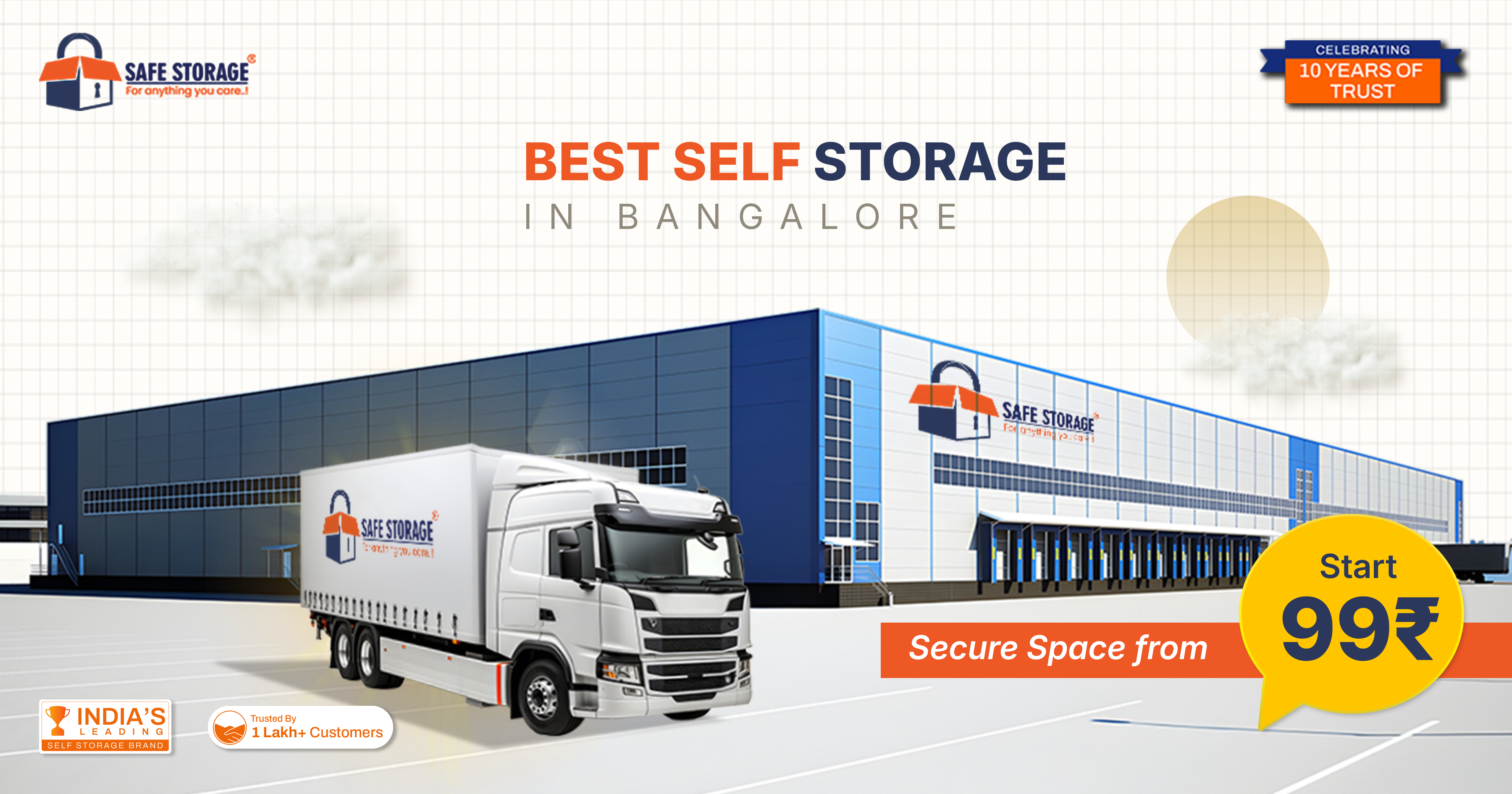 Best Self Storage in Bangalore – Secure Space from 99