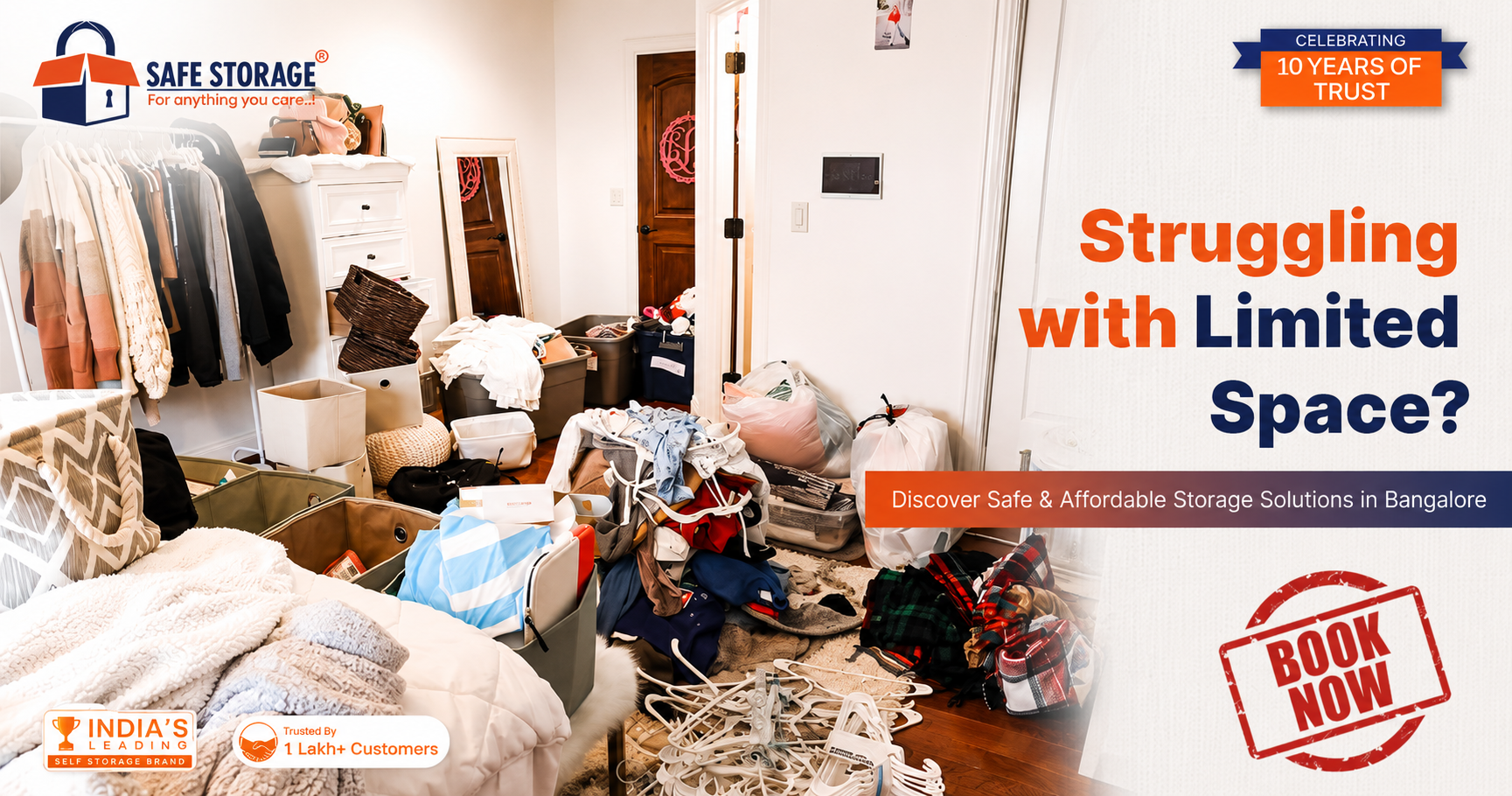 Struggling with Limited Space? Discover Safe & Affordable Storage Solutions in Bangalore