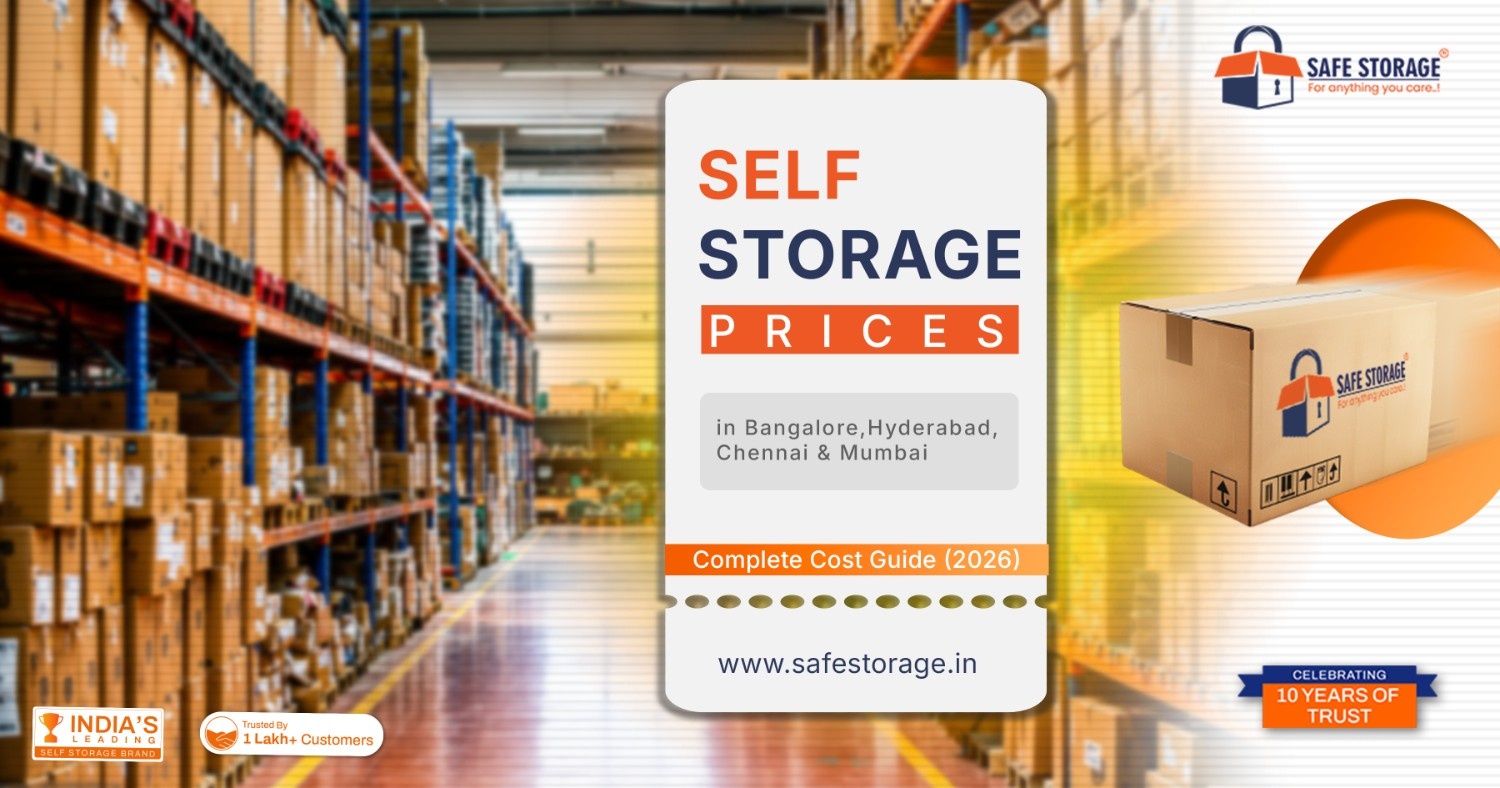 Self Storage Prices in Bangalore, Hyderabad, Chennai & Mumbai: Complete Cost Guide (2026)