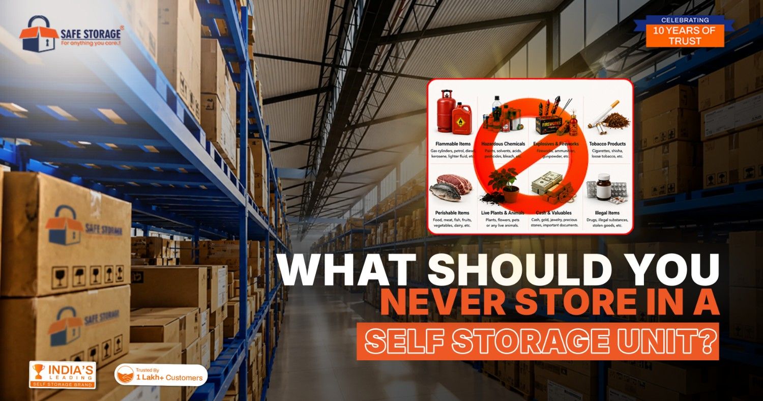 What Should You Never Store in a Self Storage Unit? 