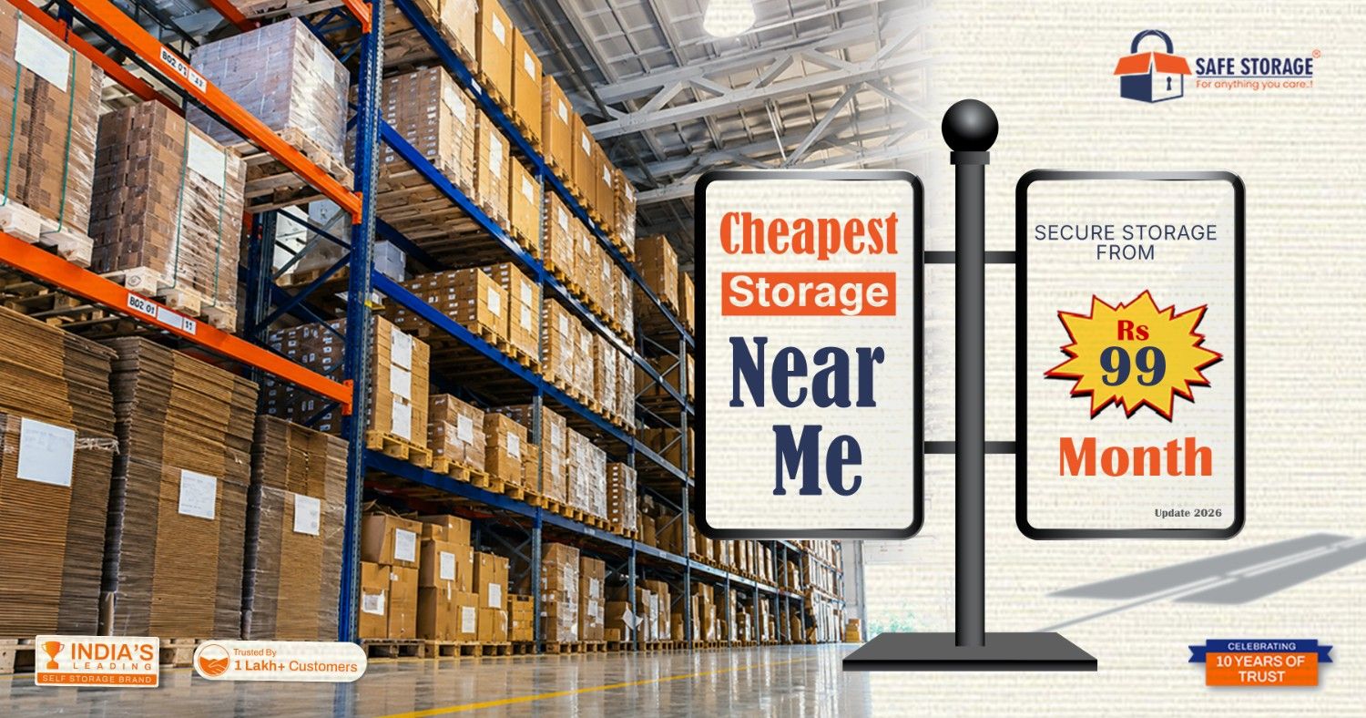 Cheapest Storage Near Me: Secure Storage from Rs 99/Month (Updated 2026)