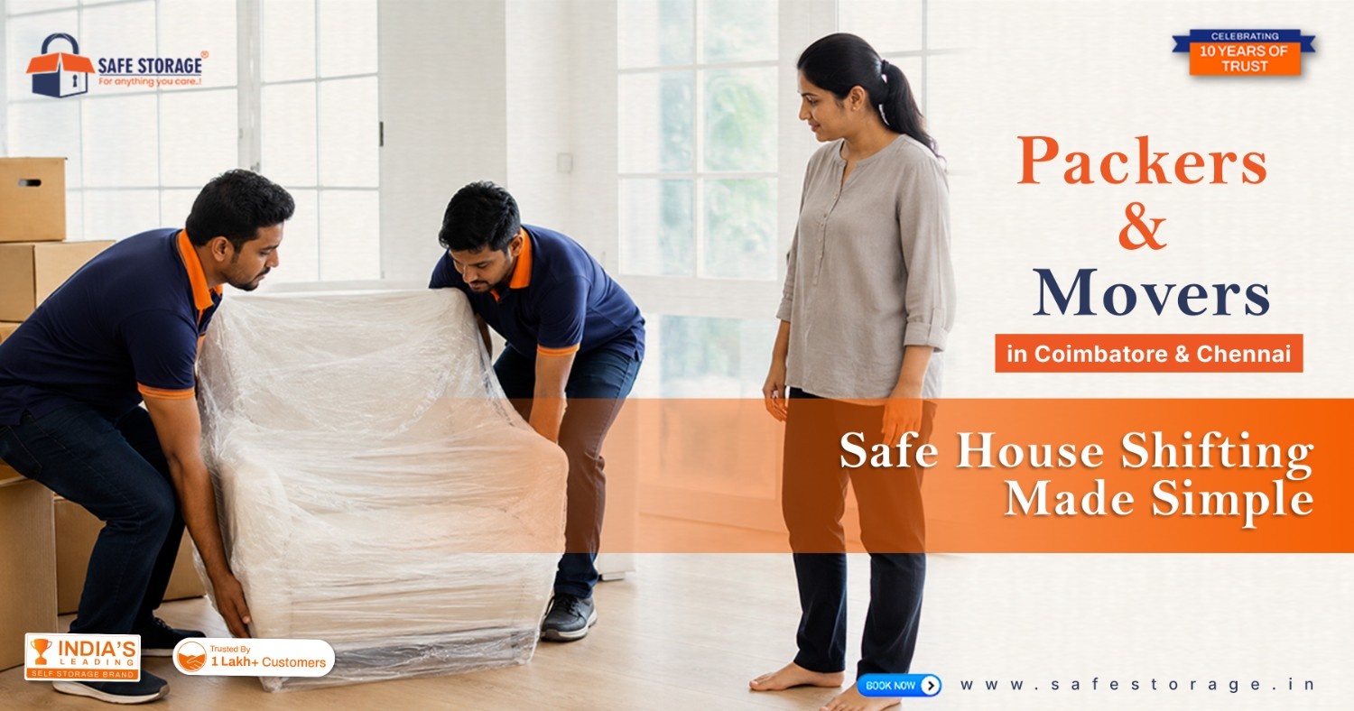Packers and Movers in Coimbatore & Chennai — Safe House Shifting Made Simple