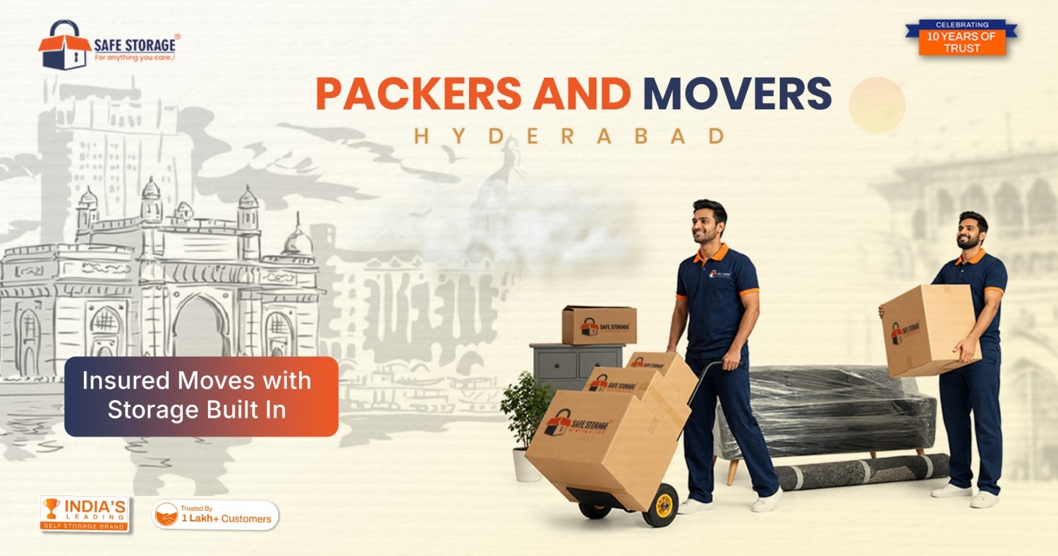 Packers and Movers Hyderabad: Insured Moves with Storage Built In