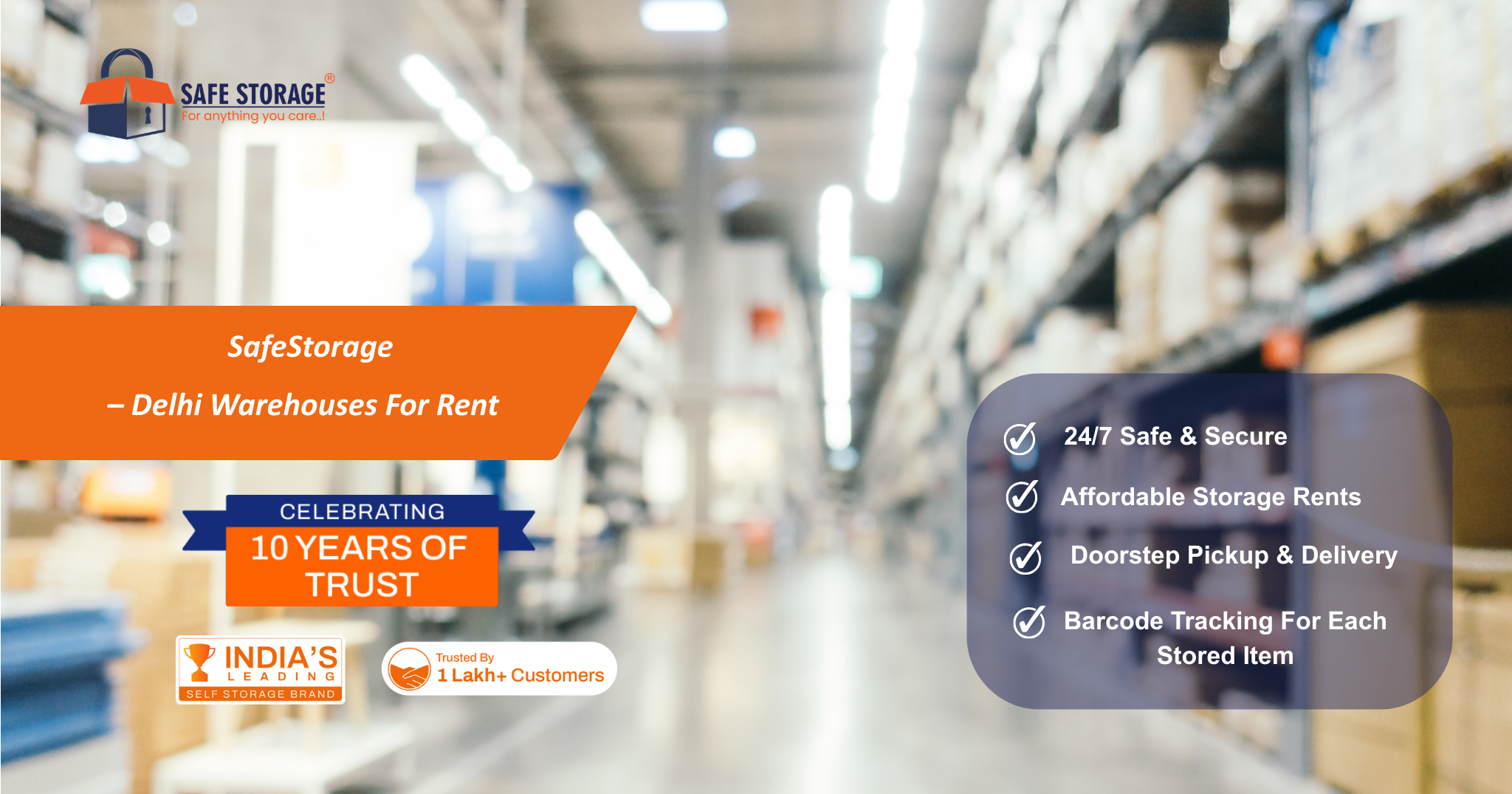 Delhi Warehouses For Rent – SafeStorage