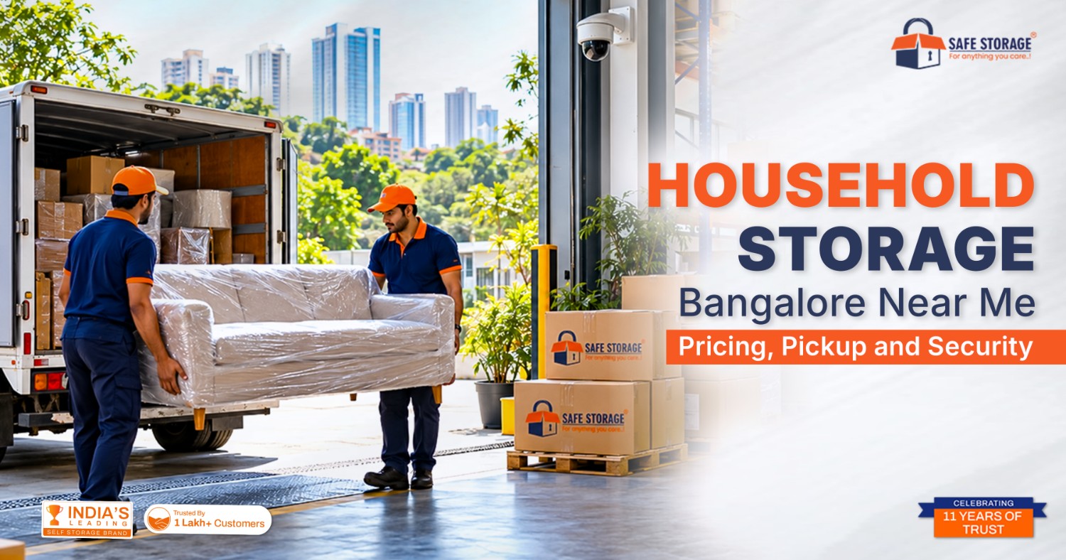 Household Storage Bangalore Near Me: Pricing, Pickup and Security