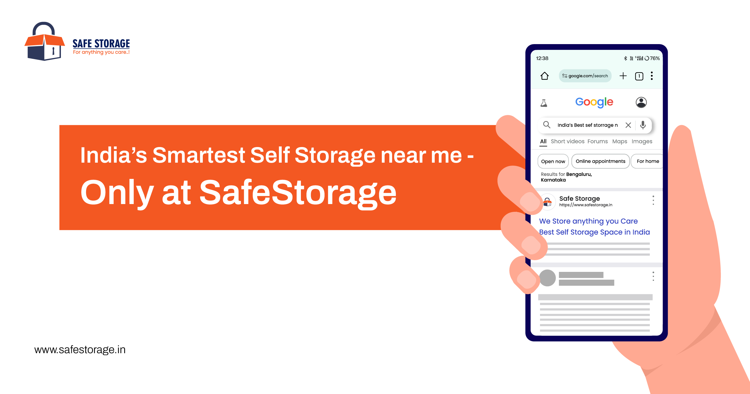 India’s Smartest Self Storage Near Me – Only at SafeStorage
