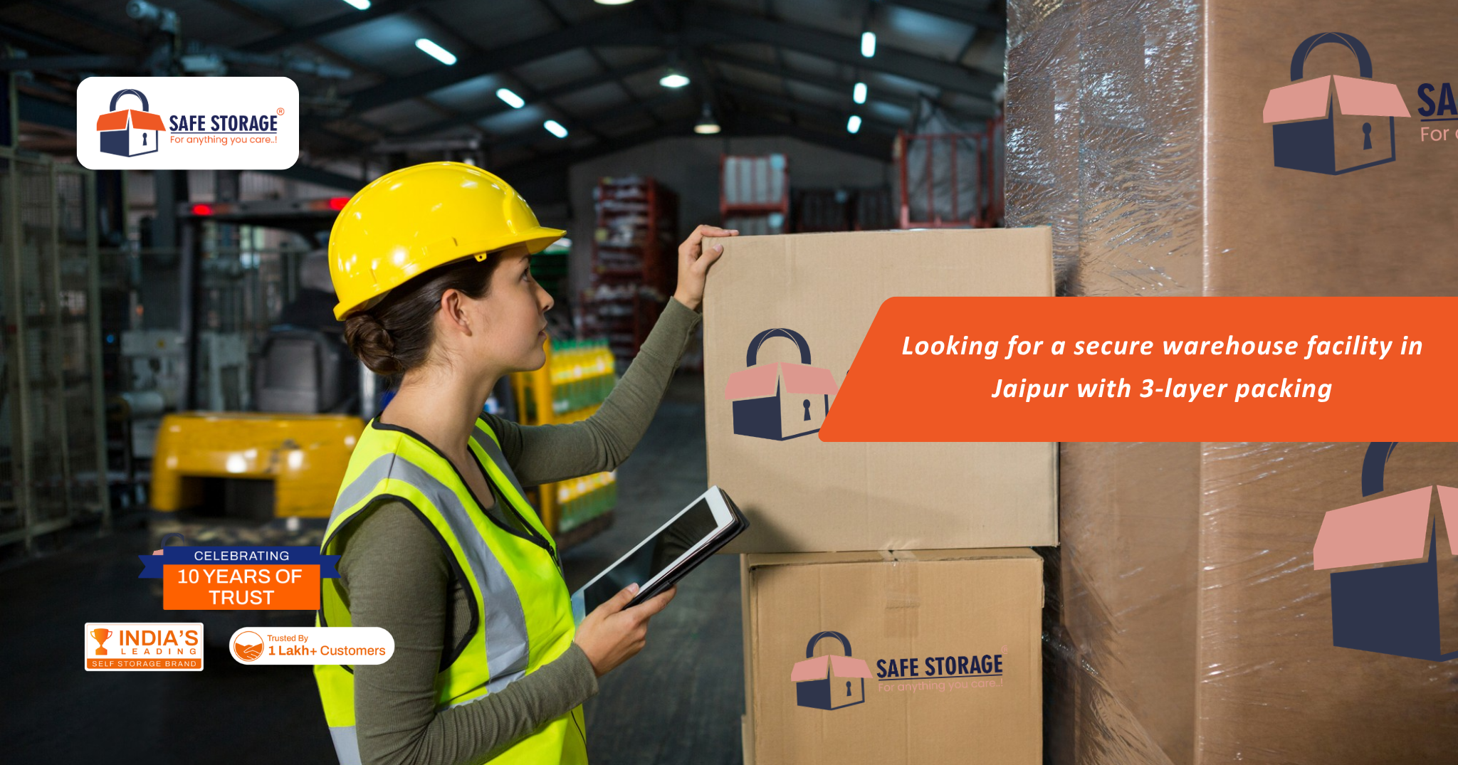 Looking for a secure warehouse facility in Jaipur with 3-layer packing