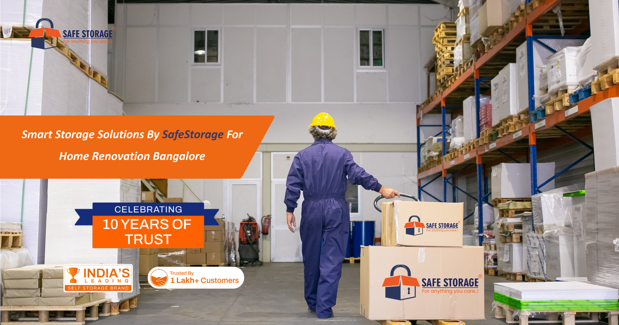Smart Storage Solutions by SafeStorage for Home Renovation Bangalore