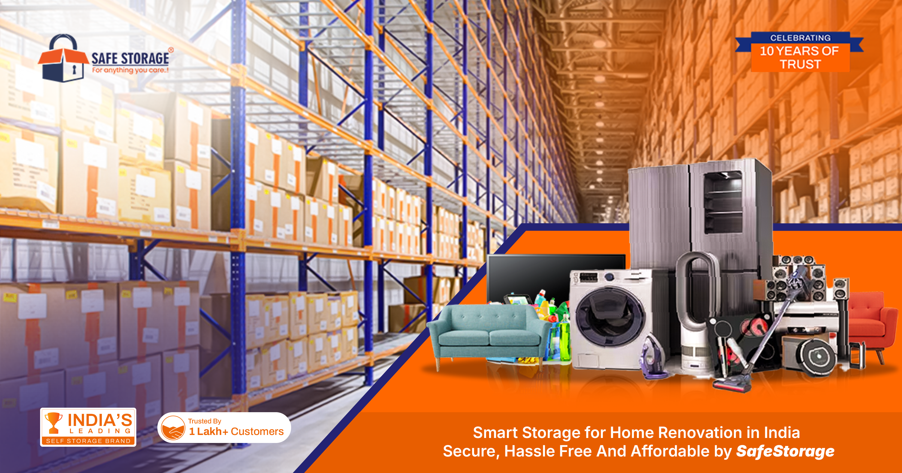 Smart Storage for Home Renovation in India - Secure, Hassle-Free & Affordable by SafeStorage