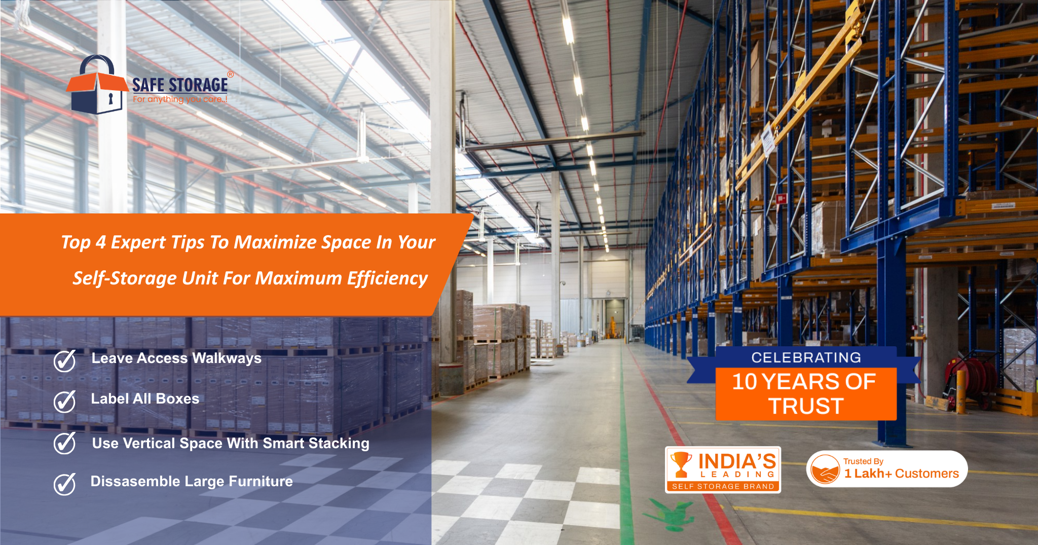 Top 4 Expert Tips to Maximize Space in Your Self-Storage Unit for Maximum Efficiency