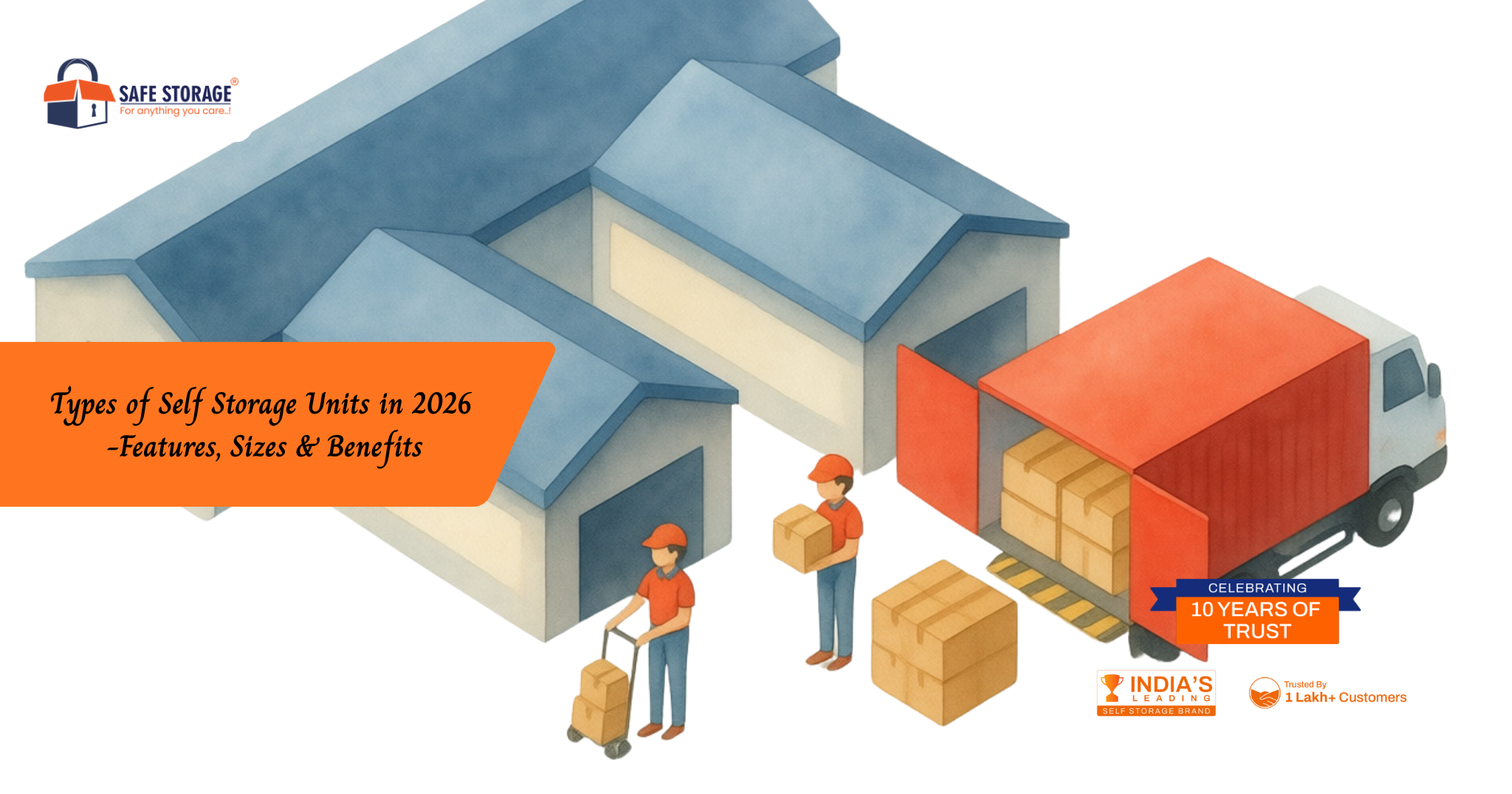 Types of Self Storage Units in 2026: Features, Sizes & Benefits