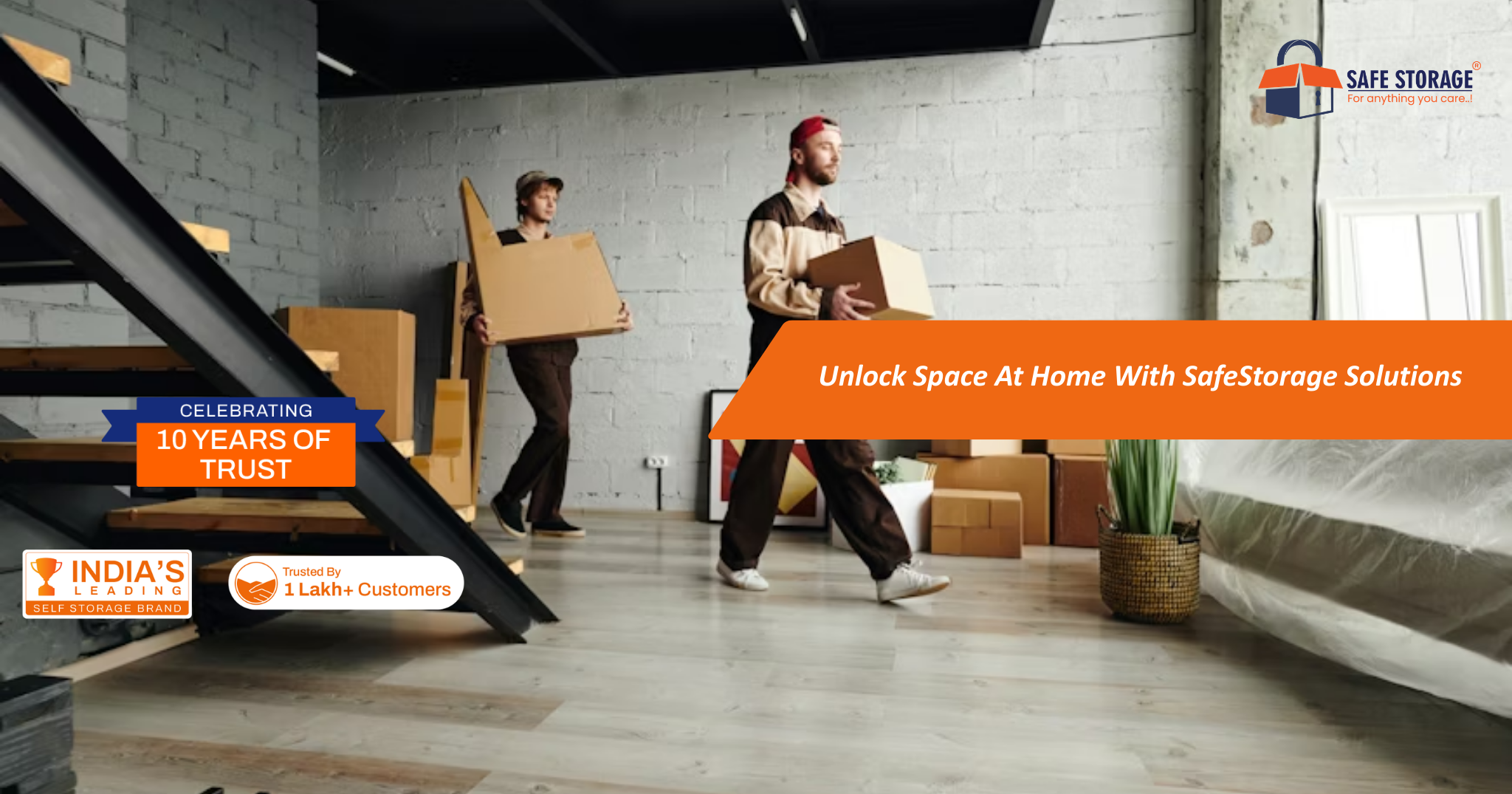 Unlock Space at Home with SafeStorage Solutions