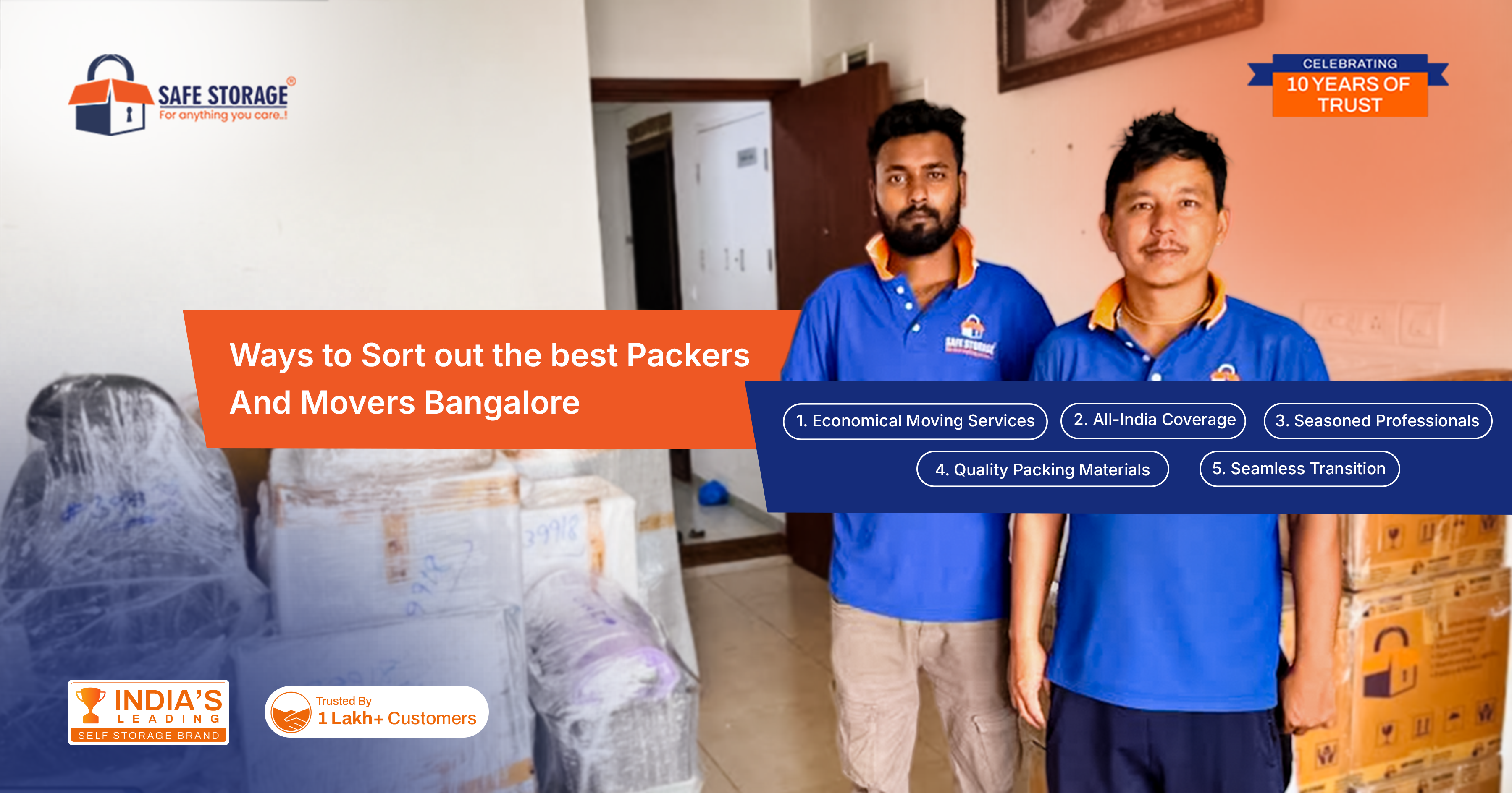 Ways to Sort out the best Packers & Movers Bangalore