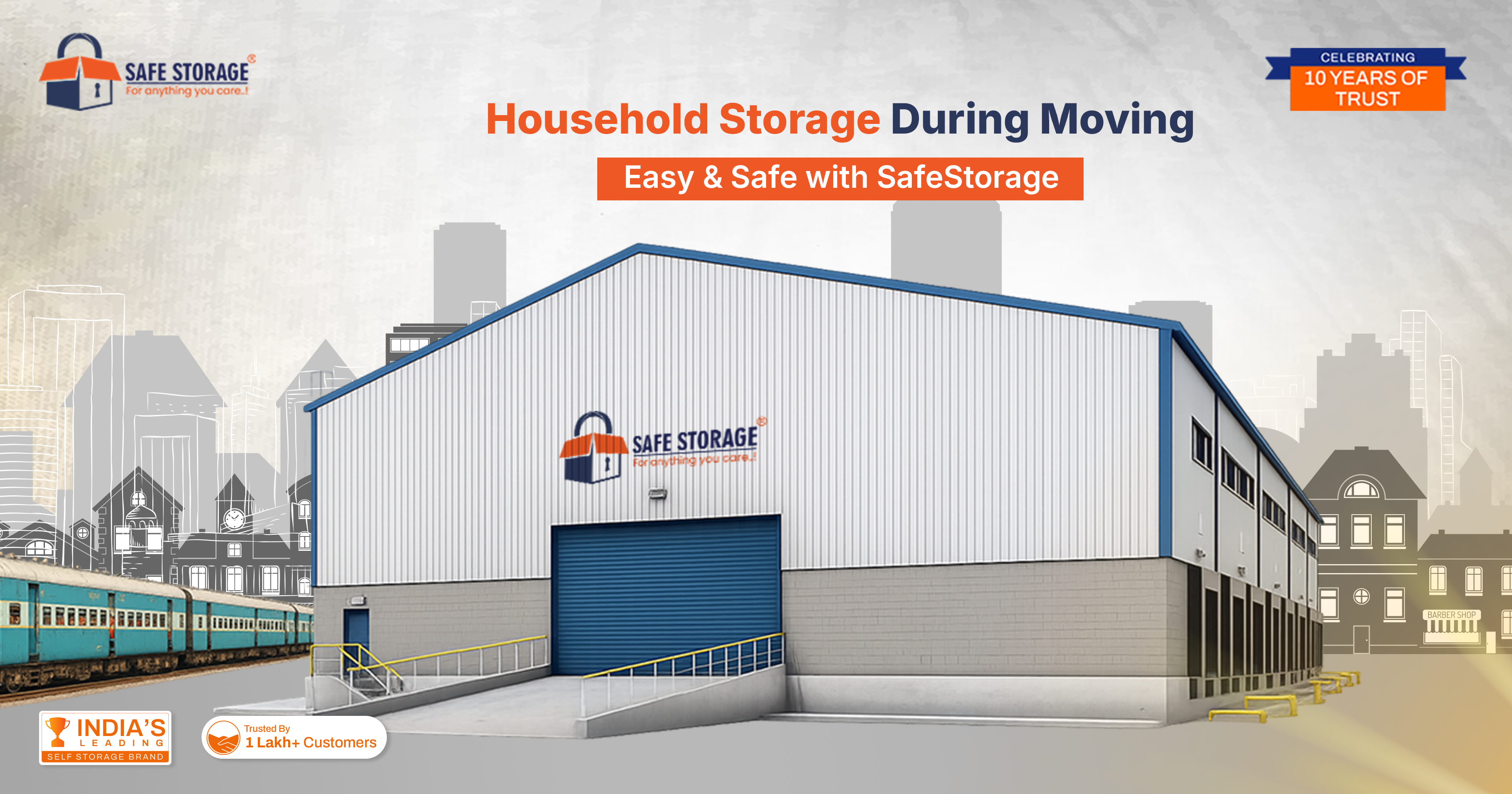 Household Storage During Moving – Easy & Safe with SafeStorage