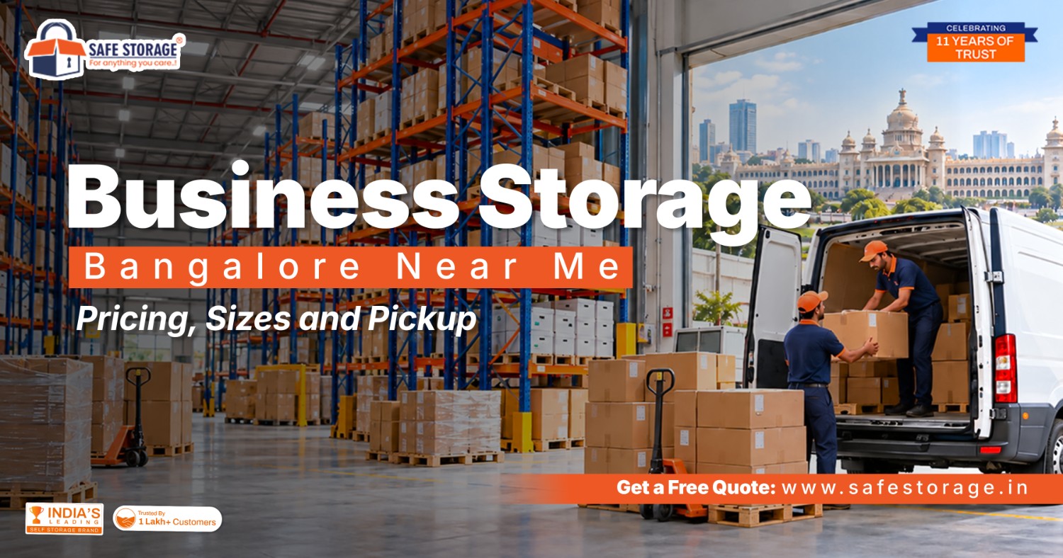 Business Storage Bangalore Near Me: Pricing, Sizes and Pickup