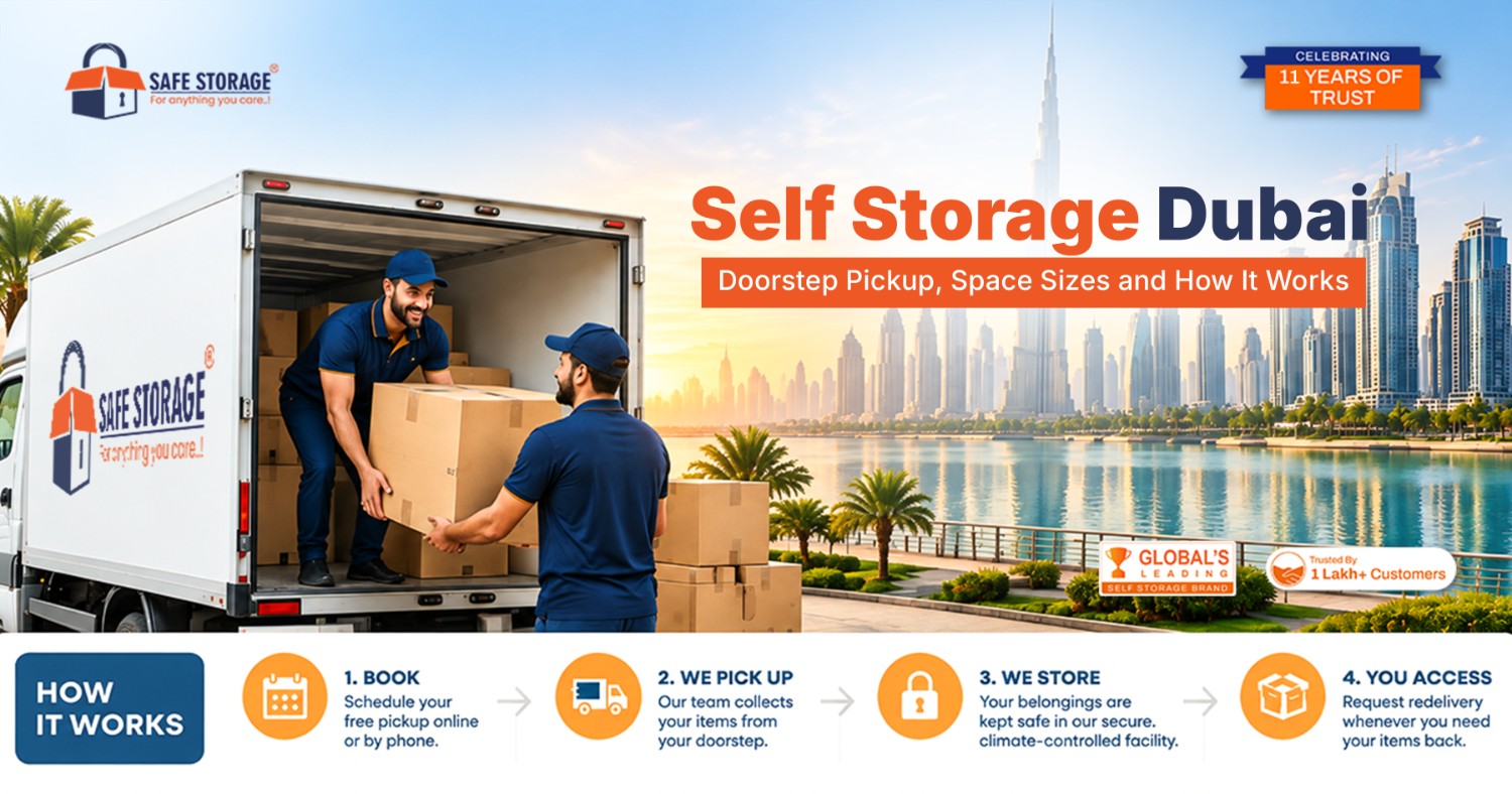 Self Storage Dubai: Doorstep Pickup, Space Sizes and How It Works