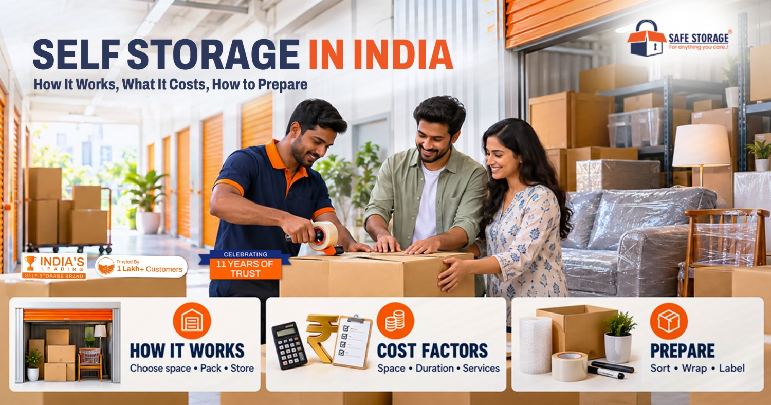 Self Storage in India: How It Works, What It Costs, How to Prepare
