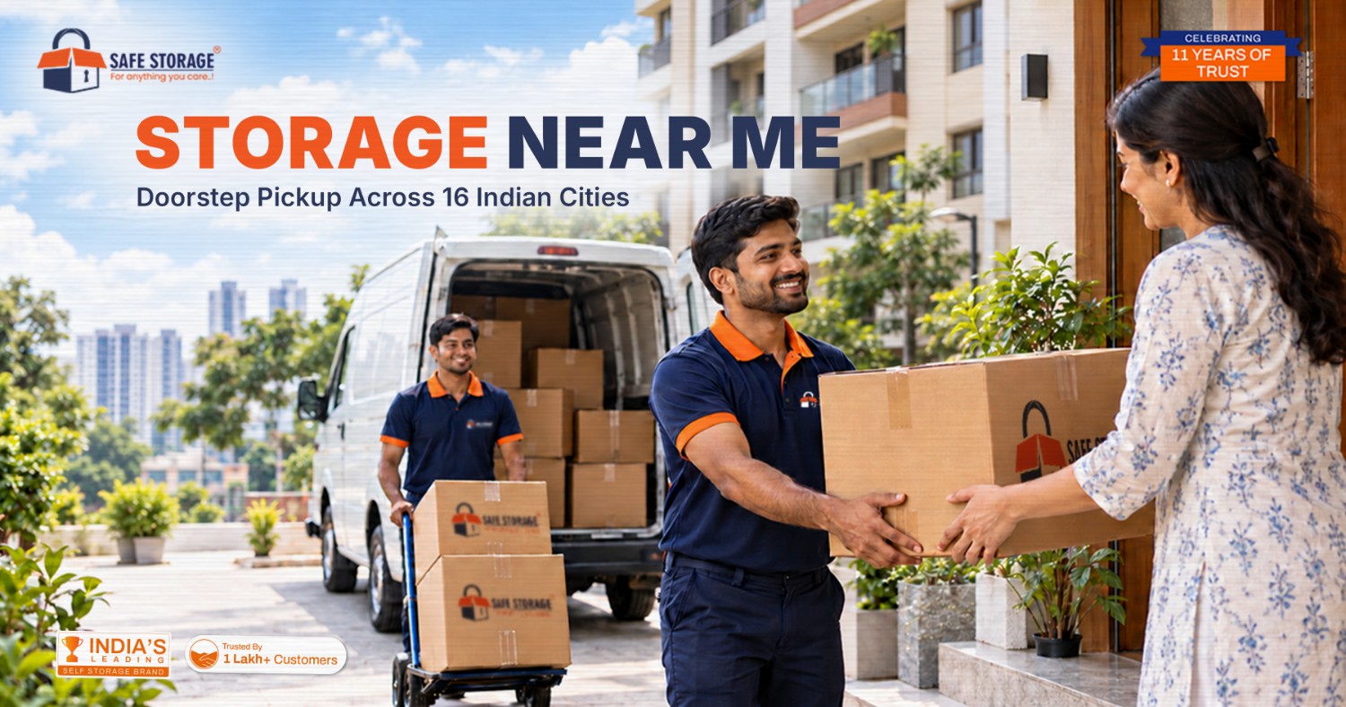 Storage Near Me: Doorstep Pickup Across 8 Indian Cities