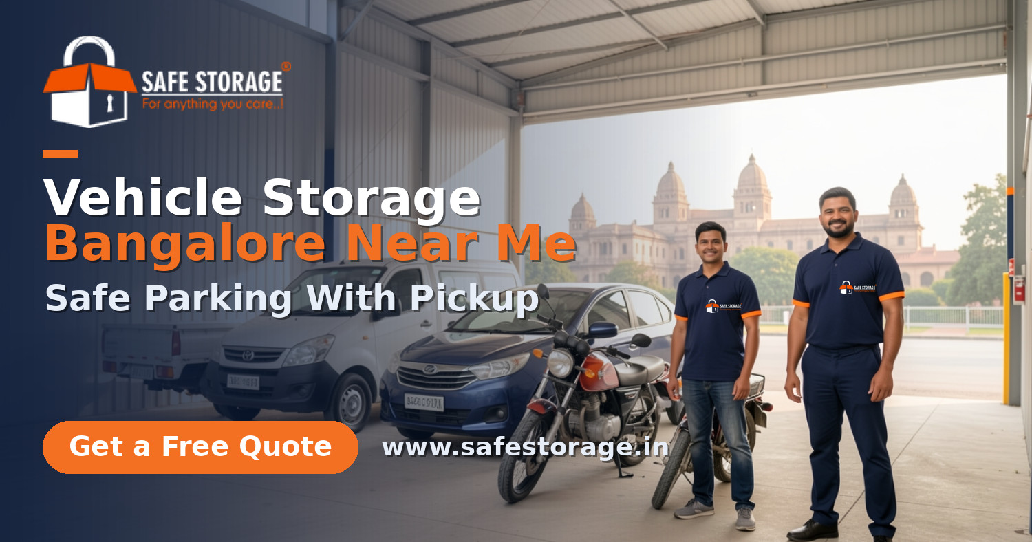 Vehicle Storage Bangalore Near Me: Safe Parking With Pickup
