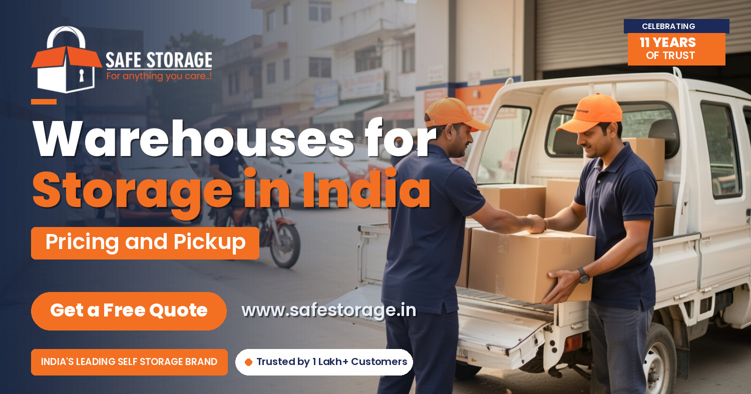 Warehouses for Storage in India: Pricing and Pickup